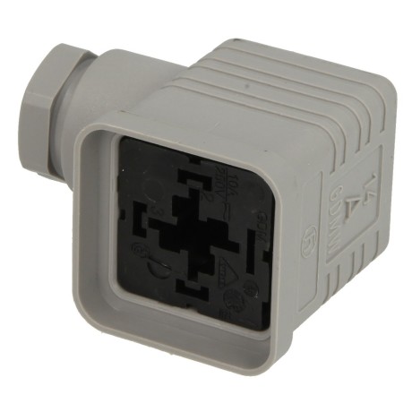 Mains plug (socket), AGA65, for limit switches in SKPx5... servo drives