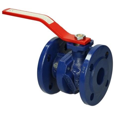 Ball valve for gas, DN 15, flange