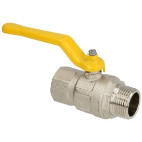 Gas ball valve 1/4" IT/ET Full passage, acc. to DVGW...