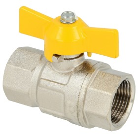 Gas ball valve 1" IT/IT with wing handle, according...