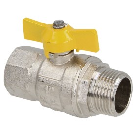Gas ball valve 1" IT/ET with wing handle, according...