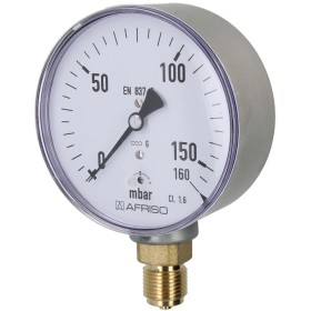 Kapselfedermanometer Gas 0-160 mbar 0 - 160 mbar