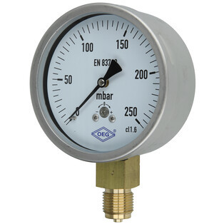 Buisveermanometer gas 0 - 250 mbar
