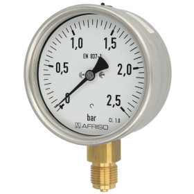 Buisveermanometer gas, 0-2,5 bar