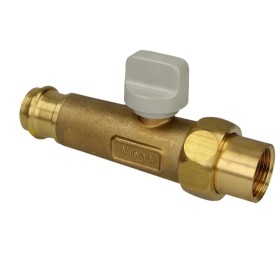 Viega Gas connection ball valve 1/2" x 18 mm,...