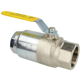 Ball valve, gas, 2", with heat-activated safety valve